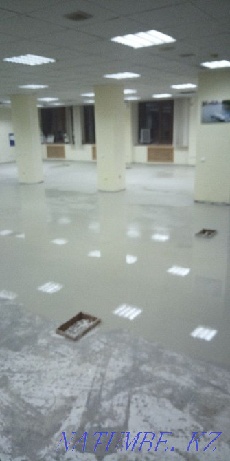 Sanding of a coupler, Polishing of a self-leveling floor, Installation of sports of coverings. Astana - photo 2