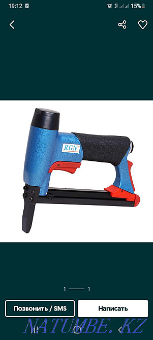 Pneumatic stapler, pneumatic gun Almaty - photo 1