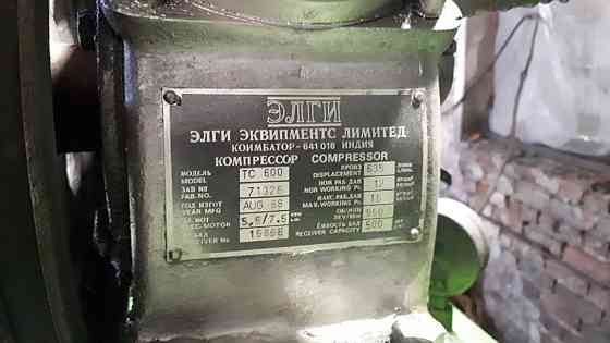 Компрессор ЭЛГИ ТС-600 500 литров - ресивер. Усть-Каменогорск