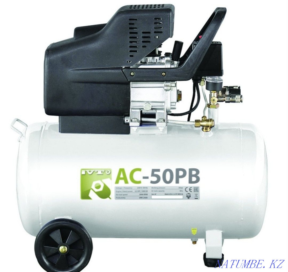 Воздушный компрессор IVT AC-50PB Гарантия 1 год. Разные модели. Павлодар - изображение 1