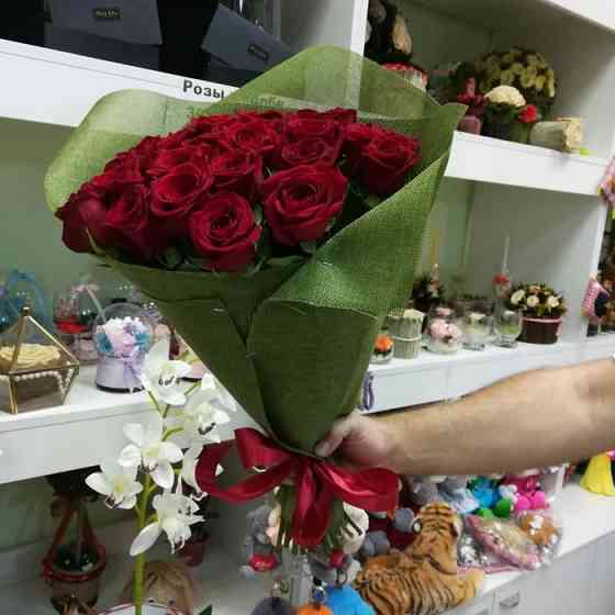 Розы 25 штук 10000 Астана