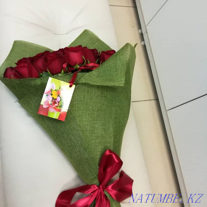 Розы 25 штук 10000 Астана - изображение 1