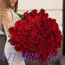 Розы Тюльпаны Евро букеты 101 Роза Доставка Цветов по Астане 10 Астана - изображение 2