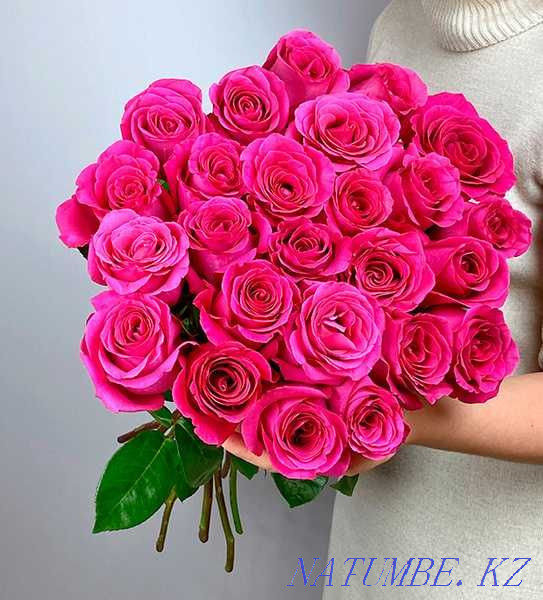 Bouquet Pink roses (Pink Floyd) • Flowers • Bouquets • Flower Delivery 52 Astana - photo 4