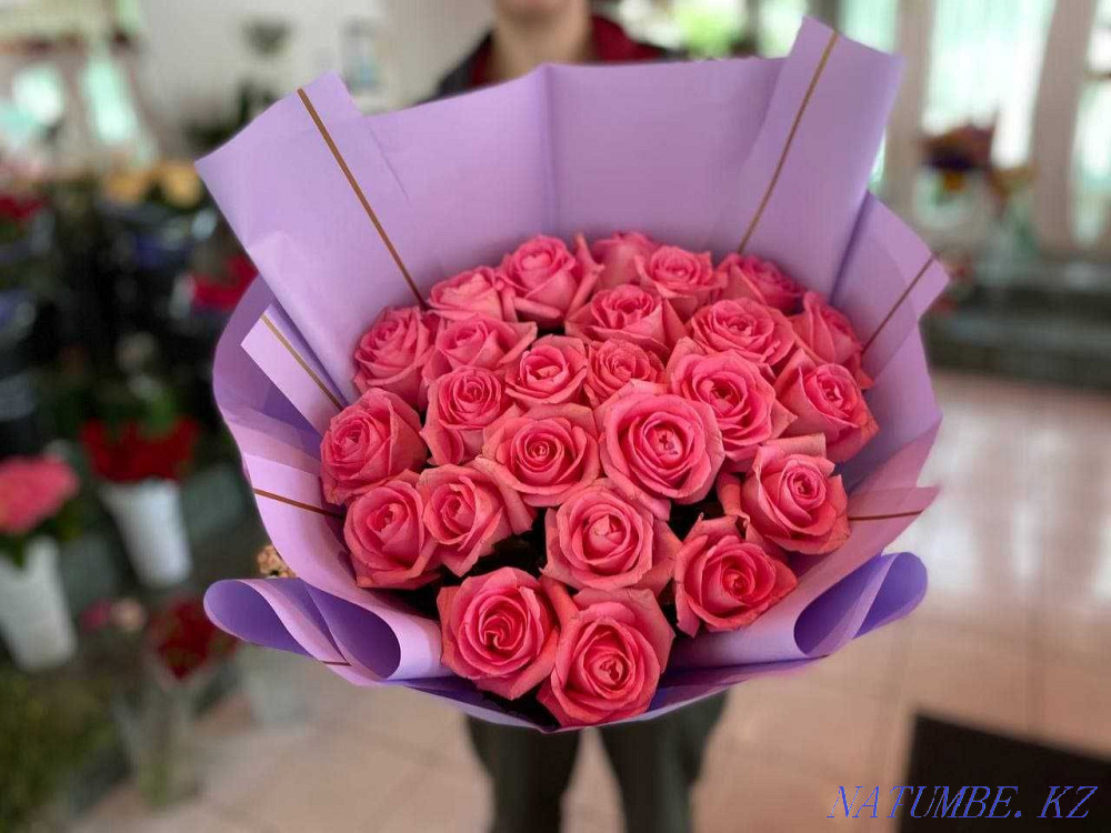 Bouquets \ Roses \ Chrysanthemums \ Flowers \ Flower Delivery 07 Astana - photo 2