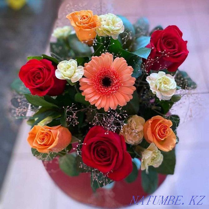 Flowers in boxes! We are accepting pre-orders on March 8th. Delivery No. 77 Astana - photo 3