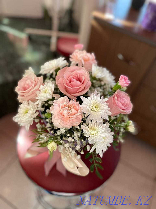 Flowers in a box • Roses • Bouquets • Flower Delivery 13 Astana - photo 3