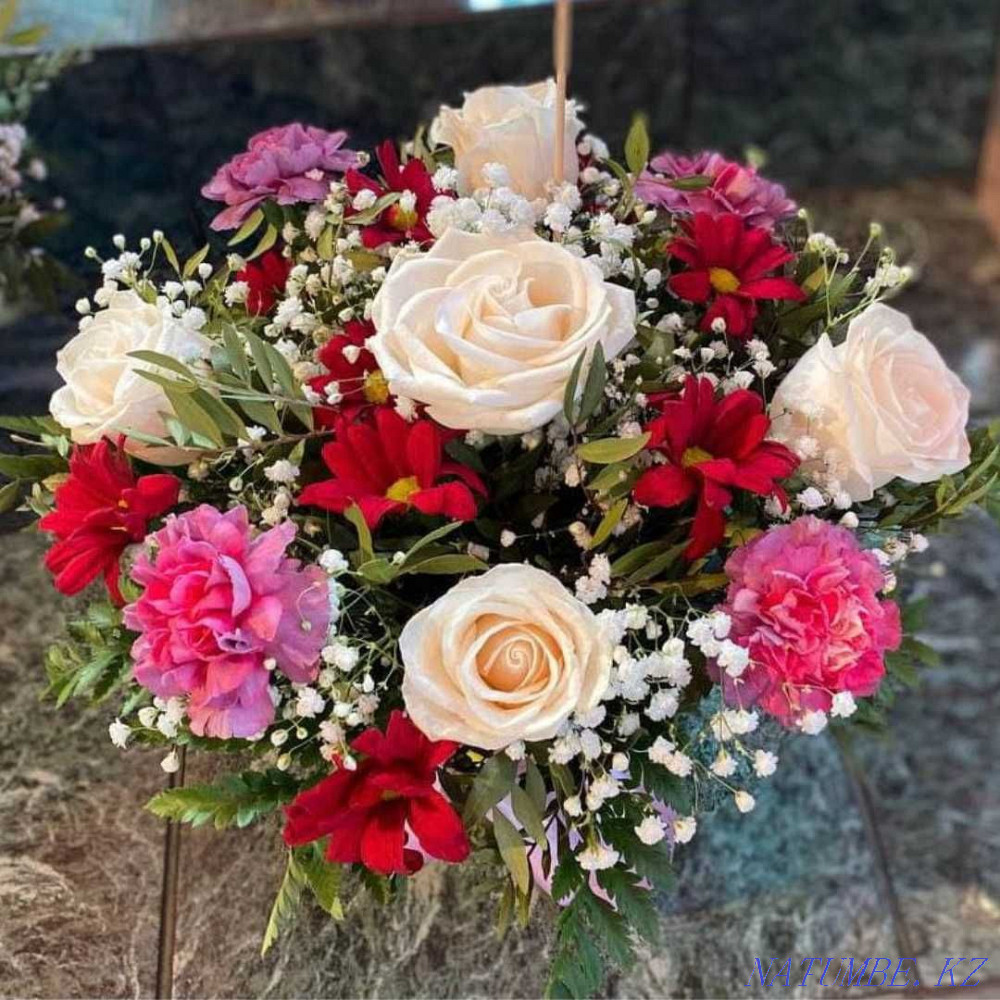 Flowers in Boxes - Flowers Tulips Euro bouquets Flower delivery 57 Astana - photo 2