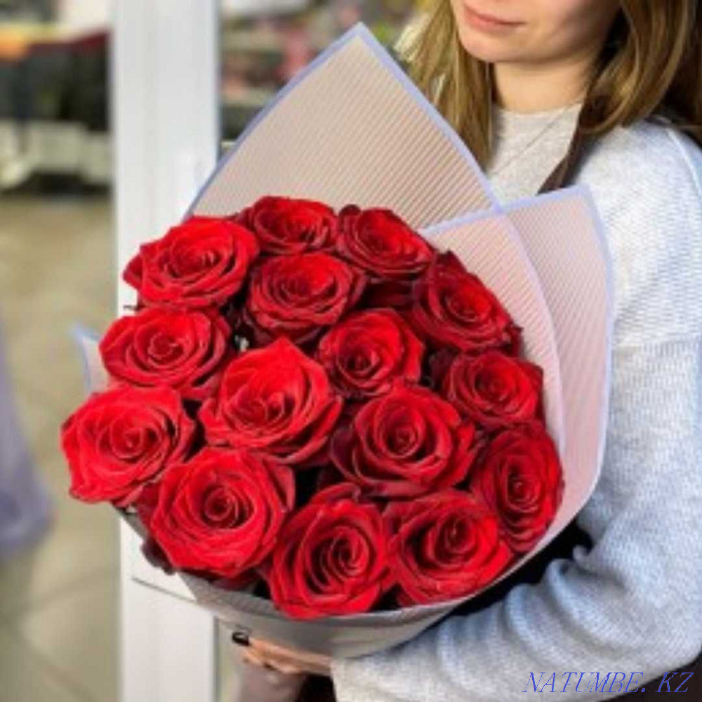 Roses | Bouquet of Roses | We accept orders for March 8 | Flower delivery |№ 74 Astana - photo 2