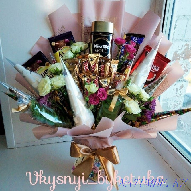 Цветы+конфеты для любимых Усть-Каменогорск - изображение 4