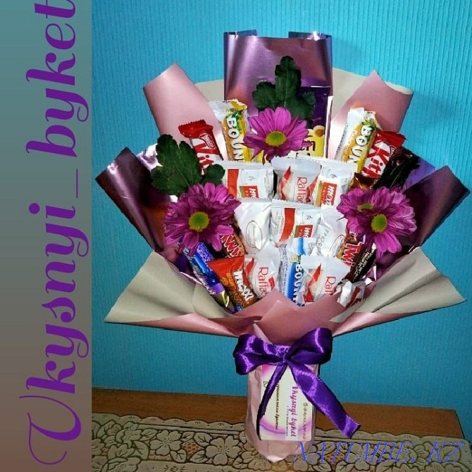 Цветы+конфеты для любимых Усть-Каменогорск - изображение 3