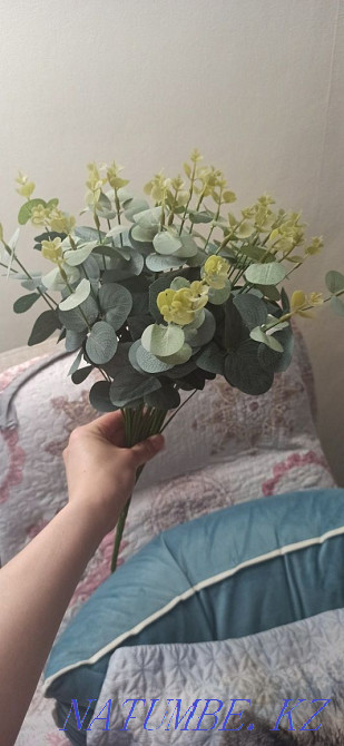 Flowers artificial eucalyptus Almaty - photo 3
