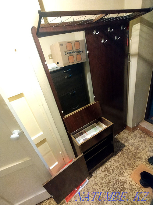Cheap! Entrance hall of the USSR with a glove compartment for lovers of vintage furniture Almaty - photo 2