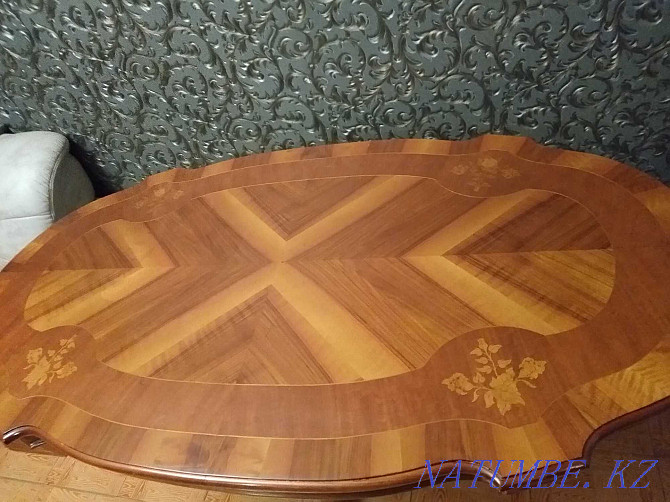 Table. Romania. Gioconda. Inlay with different types of wood Almaty - photo 2