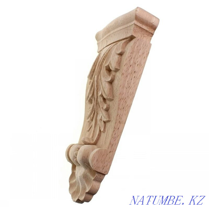 capital. Wooden decorative element. Karagandy - photo 2