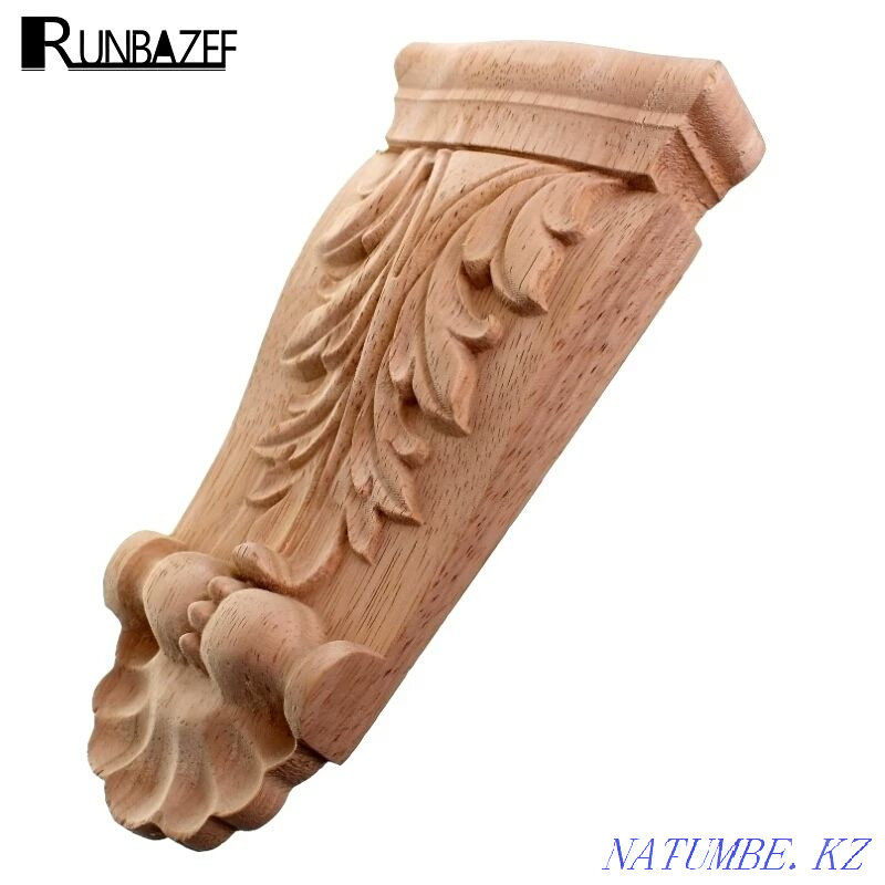 капитель. Деревянный декоративный элемент. Караганда - изображение 1