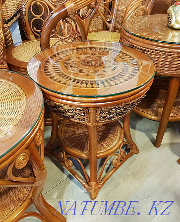 Кресло качалки. Наборы мебели из натурального ротанга. Астана - изображение 6