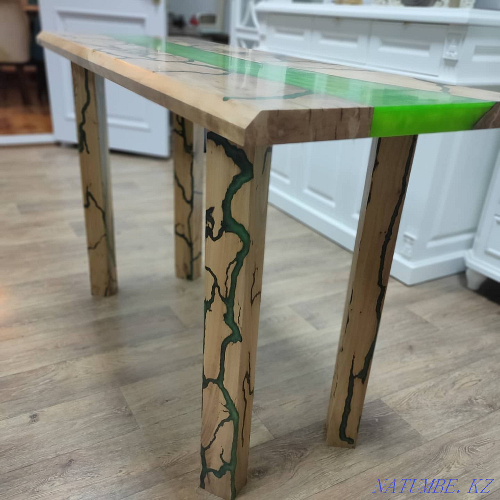 Өзен үстелі/Эпоксидті шайырлы үстел  Қарағанды - изображение 4