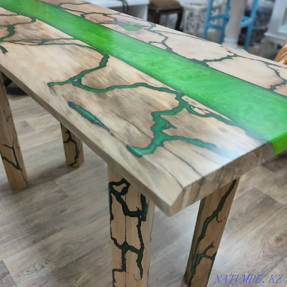 Өзен үстелі/Эпоксидті шайырлы үстел  Қарағанды - изображение 5
