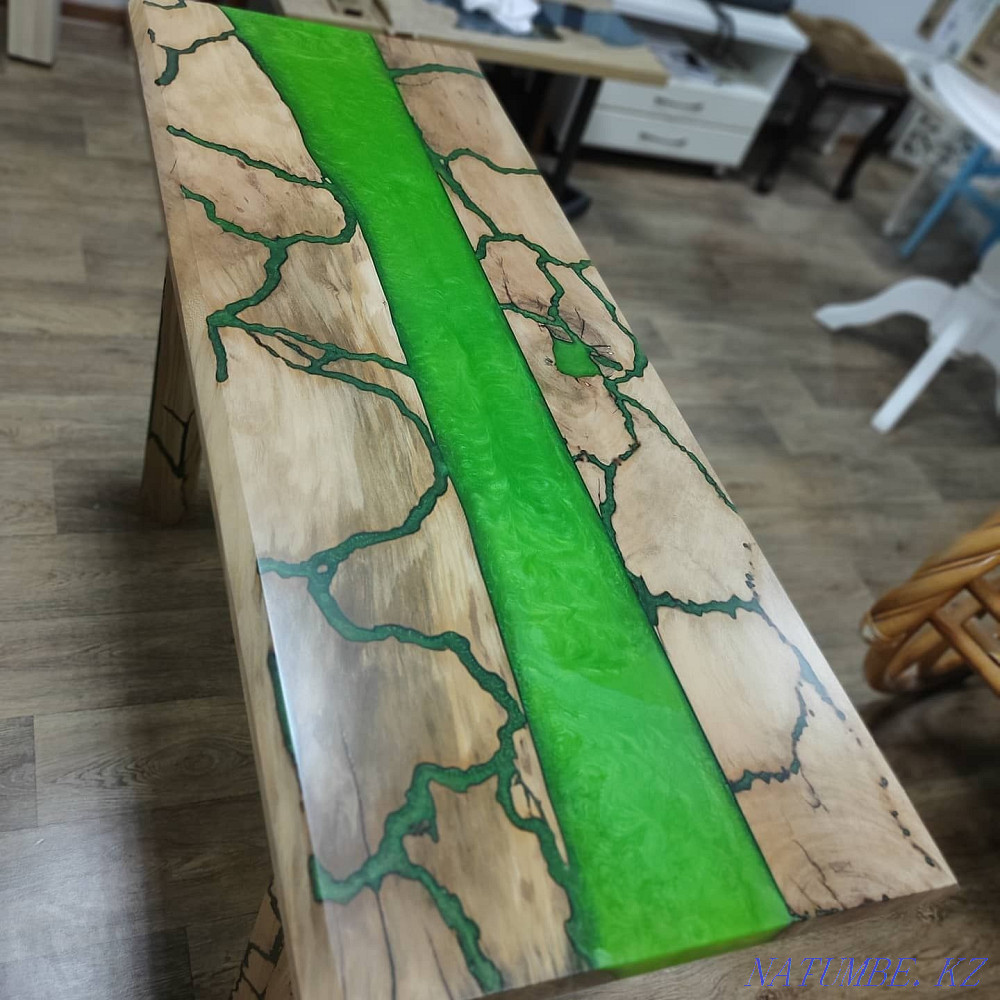 Өзен үстелі/Эпоксидті шайырлы үстел  Қарағанды - изображение 1