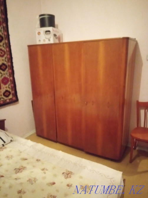 Old wardrobe, wood Almaty - photo 1