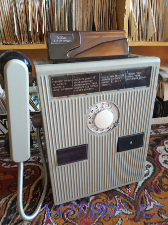 Payphone, Soviet miner's phone Almaty - photo 3