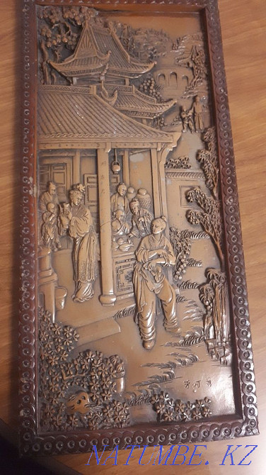 резное китайское пано, привезенное 1950 года Астана - изображение 1