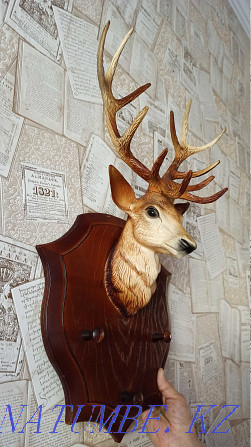 Hanger housekeeper deer vintage antique furniture. Almaty - photo 1