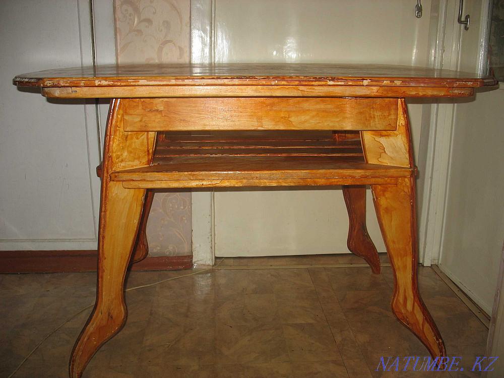 Стол деревянный кухонный 120х70см. Астана - изображение 2