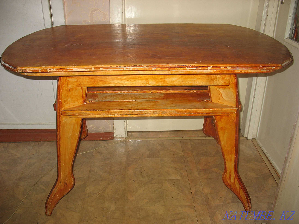 Стол деревянный кухонный 120х70см. Астана - изображение 1