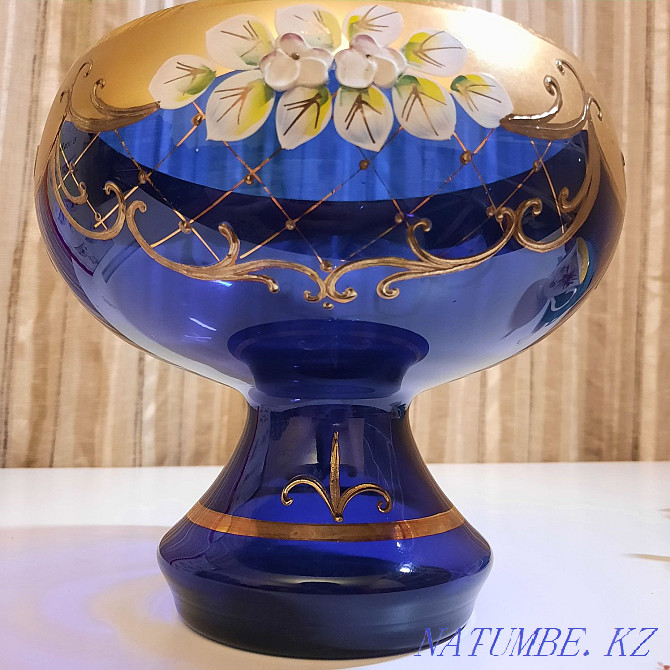 Crystal vase Czech handmade Almaty - photo 2