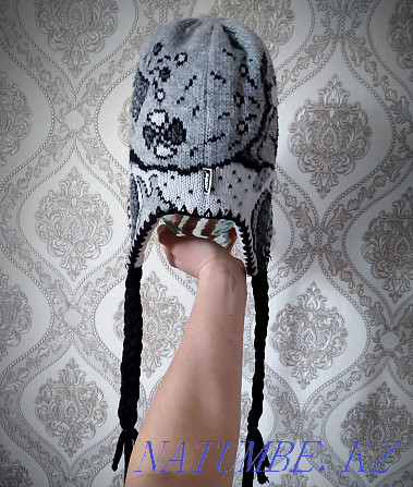 Женские головные уборы. Берет и зимняя шапка с косичками. Нуркен - изображение 6