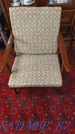 Armchair" Ligna"Czechoslovakia. . Natural tree. The upholstery is original. Almaty - photo 4