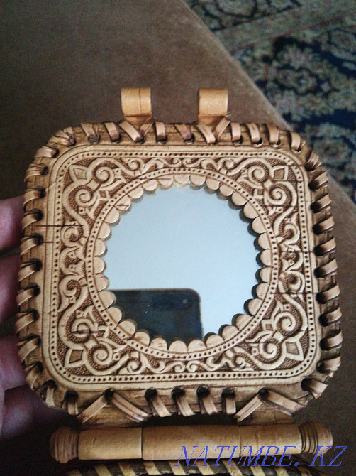 Шкатулка с бересты новая ручная работа Астана - изображение 3