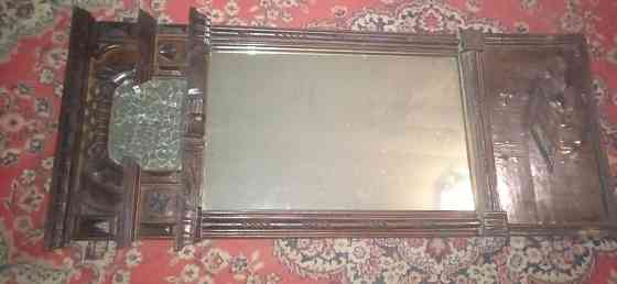 Старинное зеркало размеры 121х55  Петропавл