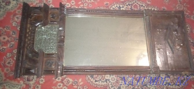 Старинное зеркало размеры 121х55 Петропавловск - изображение 1