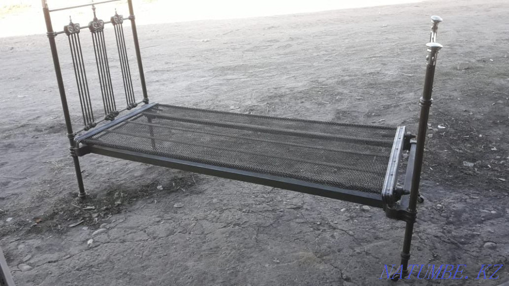 Bed Antique 19th century Bronze Copper Brass Semey - photo 5