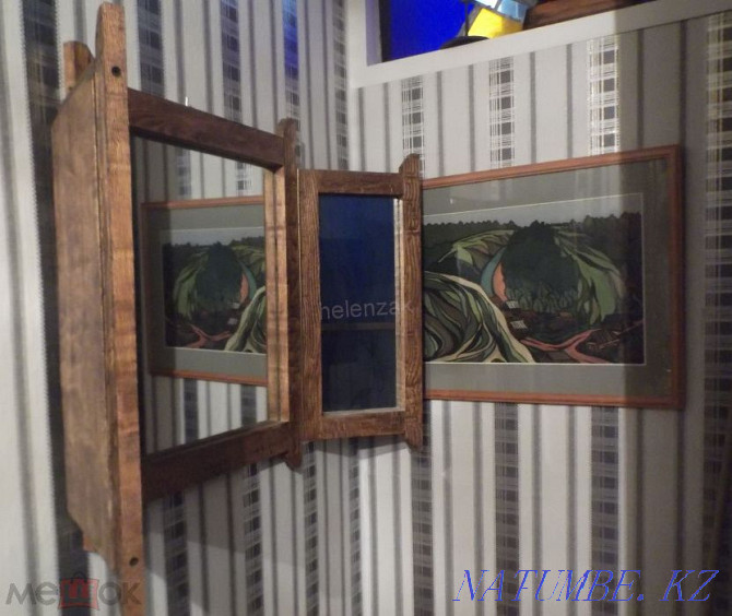 Trellis (mirror) desktop, folding (antique from the USSR) Oral - photo 4