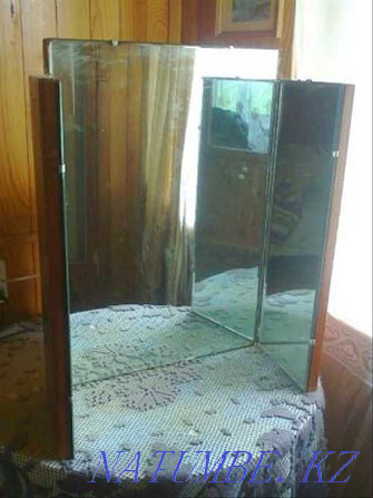 Trellis (mirror) desktop, folding (antique from the USSR) Oral - photo 1