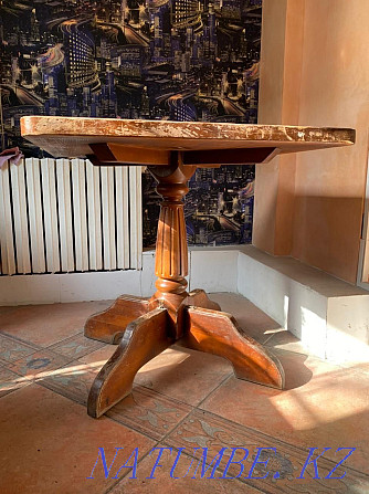 Продам антикварную мебель: стол, зеркала от трюмо Алматы - изображение 2