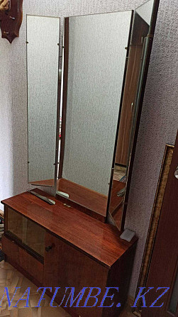 Советский ретро трельяж - тройное зеркало. Алматы - изображение 1