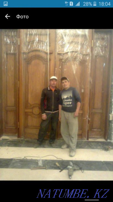 Деревянные лестницы лестница мебель двери беседки сауна бань вагонка Талдыкорган - изображение 6