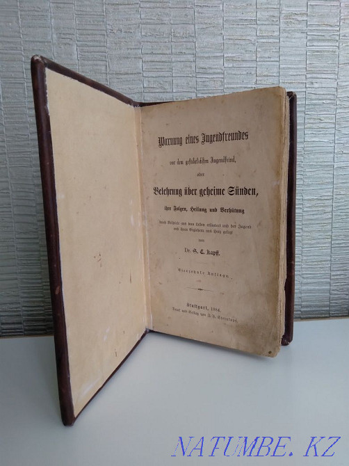 Antiquarian book Warnung eines Jugendfreundes 1884 Almaty - photo 1