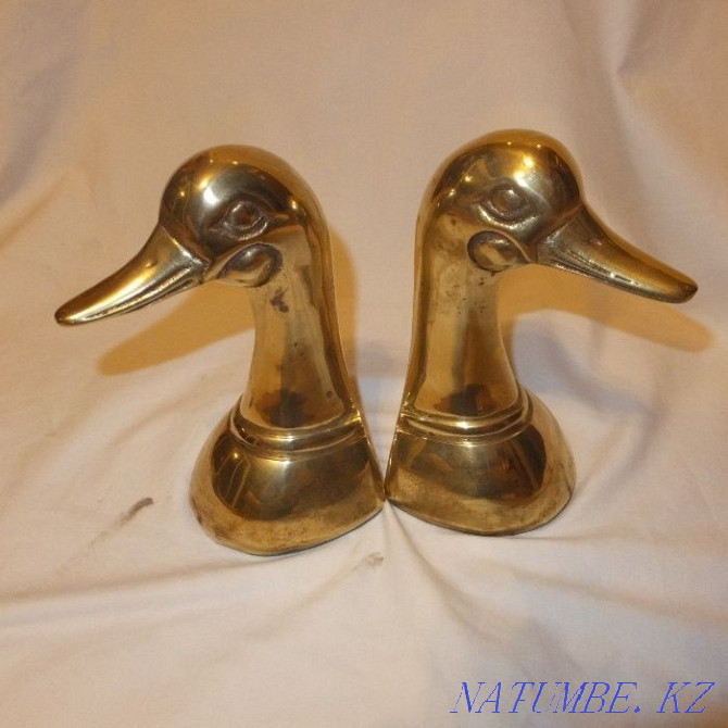 Bucking brass for books "Ducks" antique england Pavlodar - photo 2