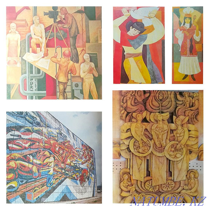 Monumental art of Kazakhstan. Book. Art. 1989 Almaty - photo 4