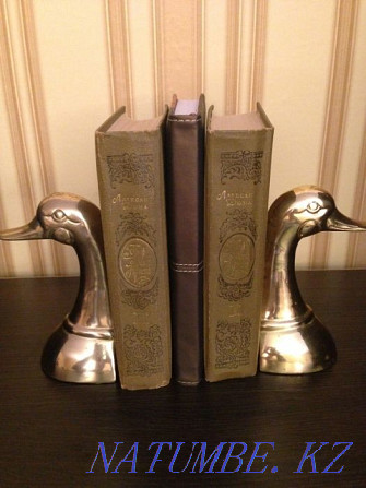 Bucking brass for books "Ducks" antique england Astana - photo 2