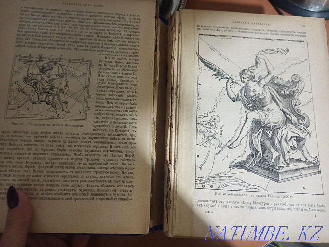 Starry sky and its wonders.Antique book Almaty - photo 3