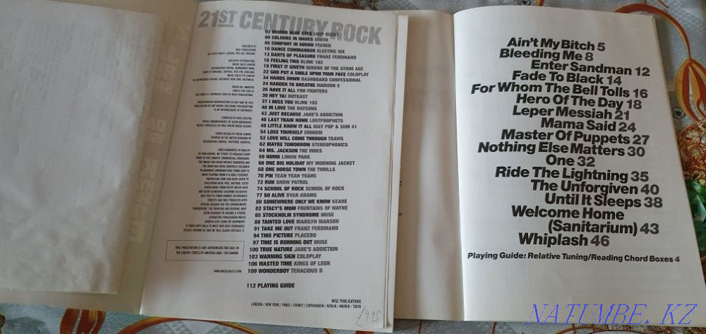 A collection of metal and rock sheet music. Almaty - photo 2
