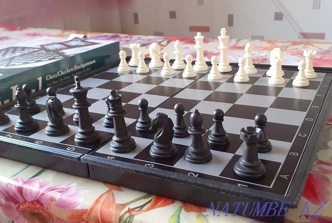 Жаңа шахмат, нарды, дойбы 3-і 1-де Ресейге сатамын. X Муткенова - изображение 2