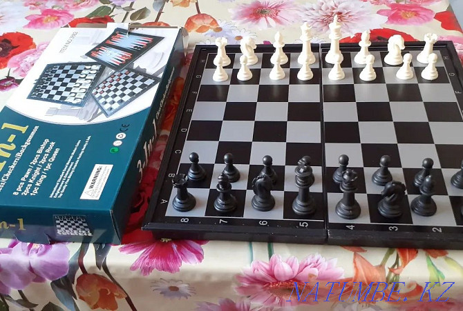 Жаңа шахмат, нарды, дойбы 3-і 1-де Ресейге сатамын. X Муткенова - изображение 4